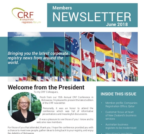 June CRF Newsletter Available