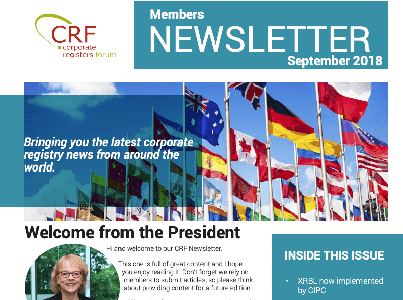 September CRF Newsletter Available