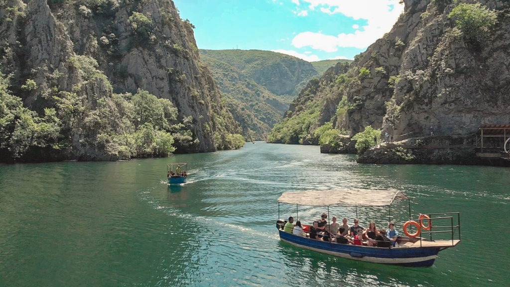 The stunning beautiful canyon Matka.