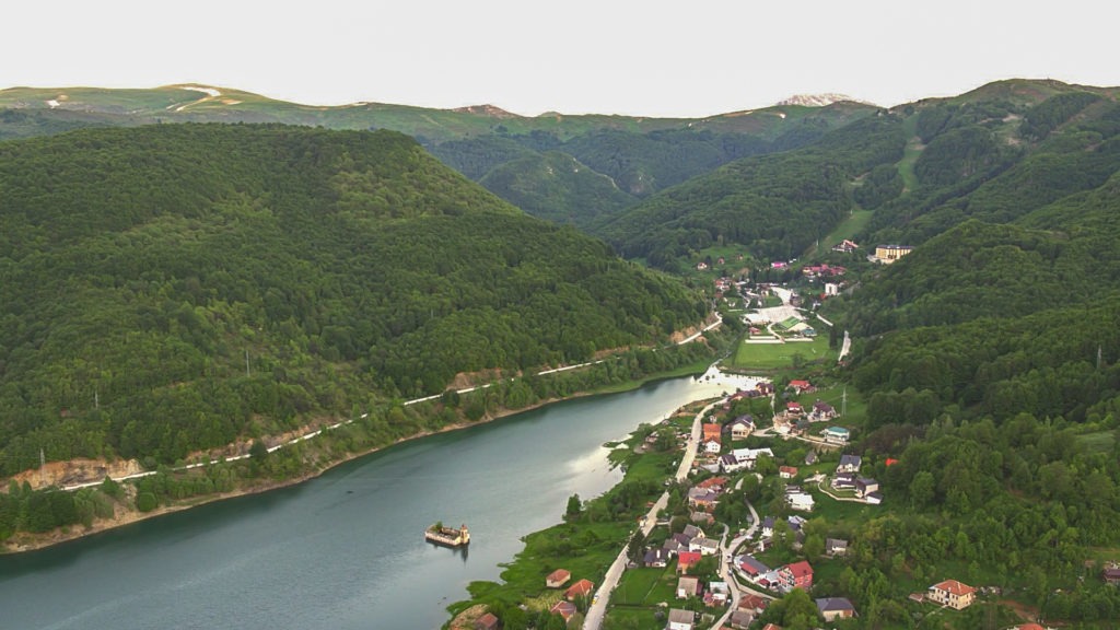 Mavrovo Lake, Macedonia.