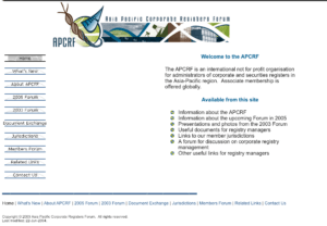 APCRF Website Screenshot