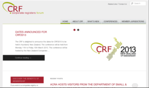 Third CRF Website Screenshot