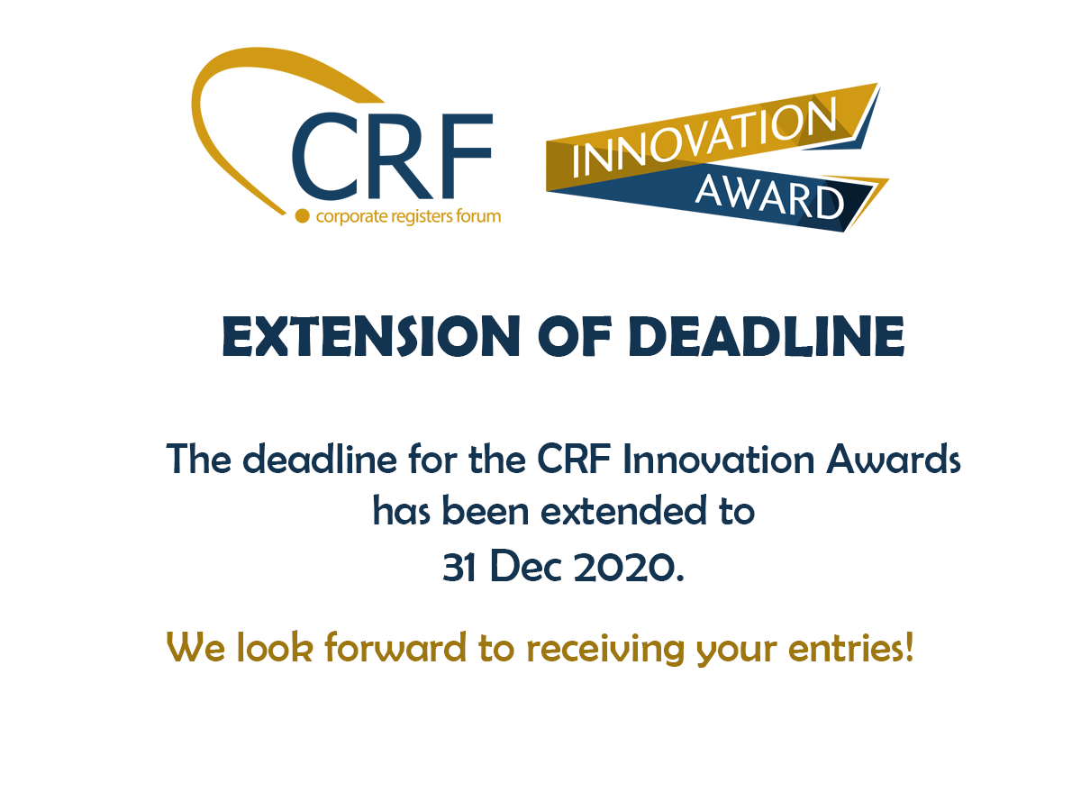 CRF Innovation Awards Deadline Extended