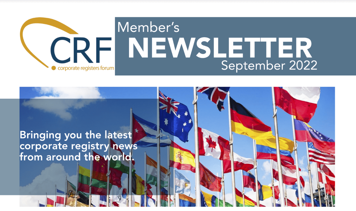 CRF Newsletter, September 2022