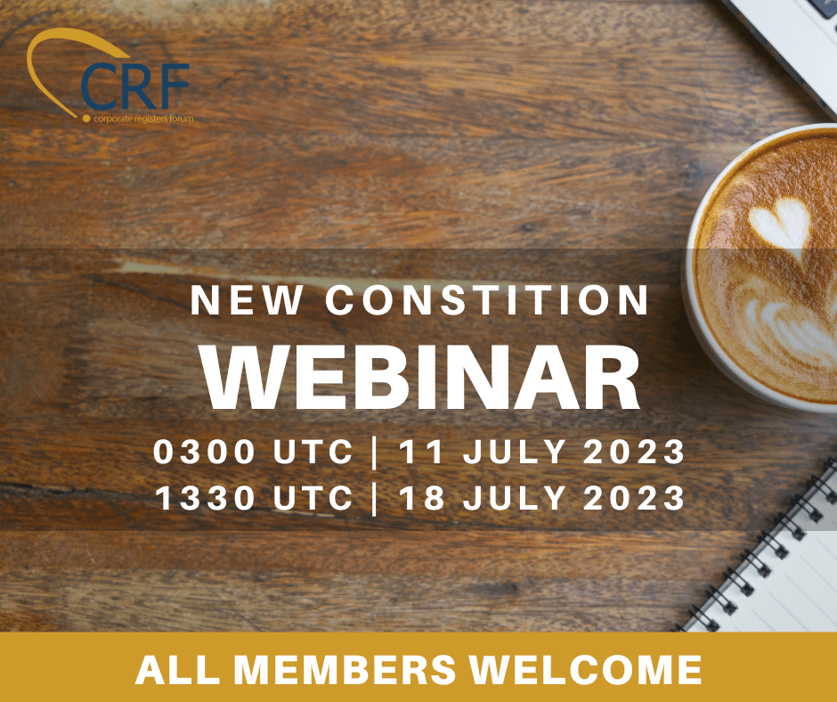 Consultation on New CRF Constitution